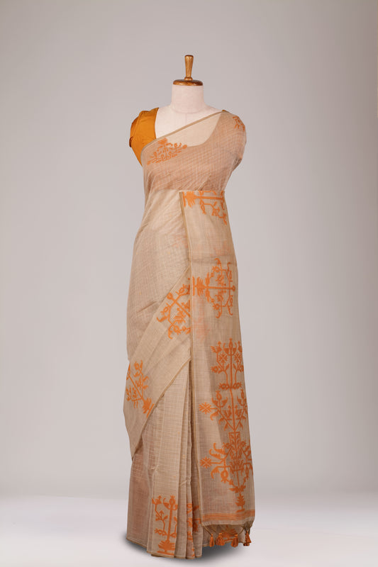 Yellow Khadi Cotton