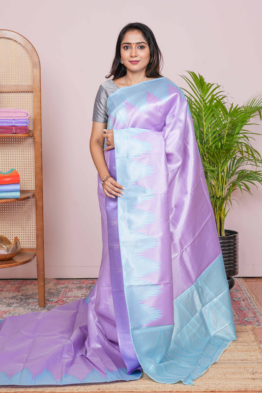 LAVENDER TISSUE SILK SAREE