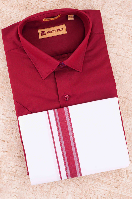 Mens Dhoti Shirt Set