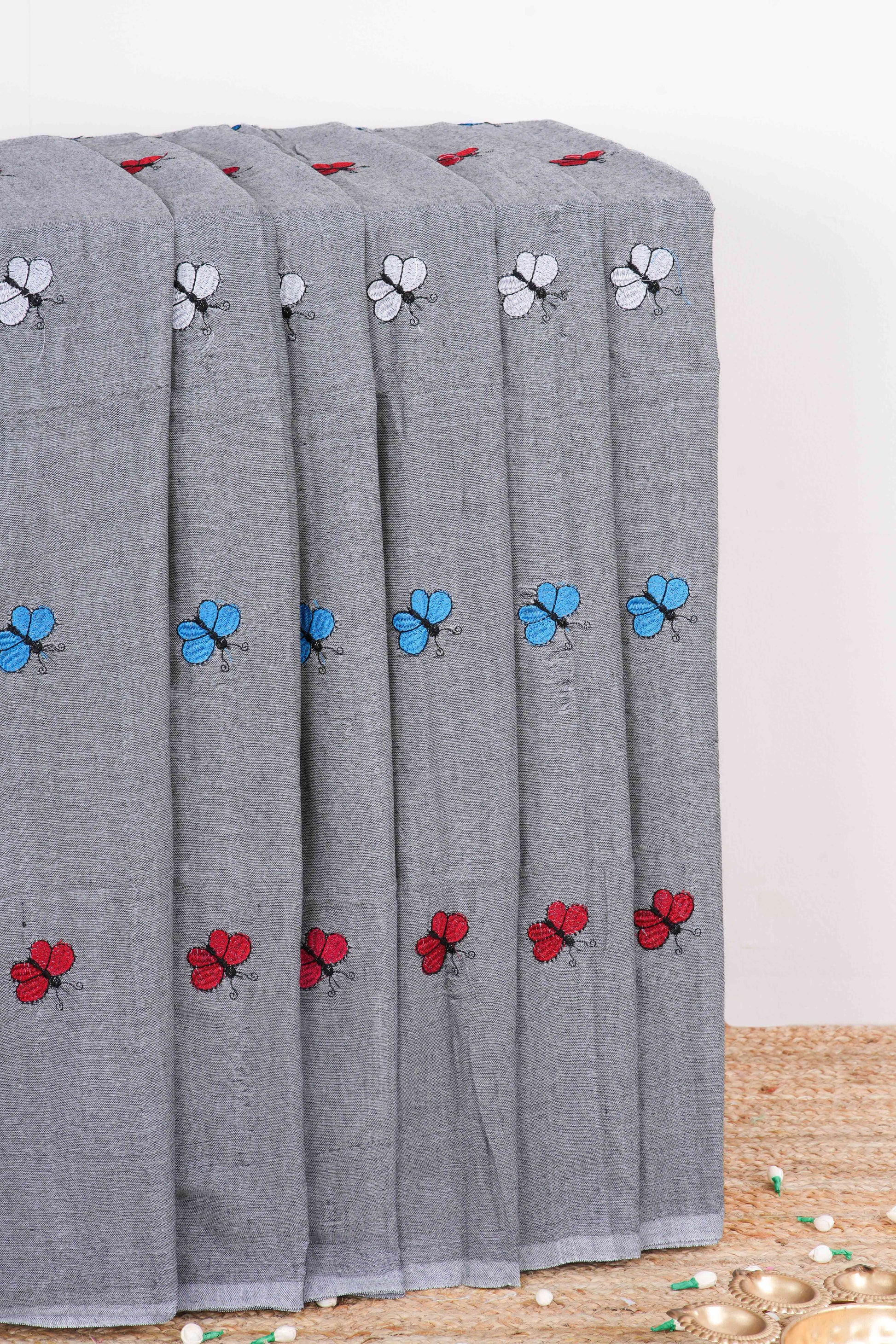 Grey Khadi Cotton