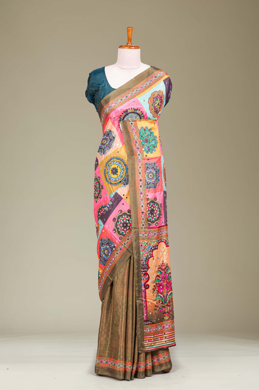 Rajasthani Mirror Work Sarees