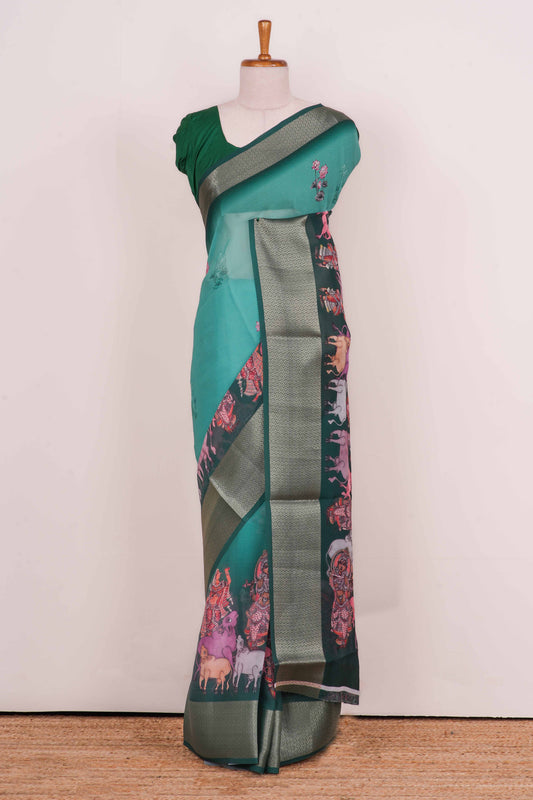 Green Moss Chiffon
