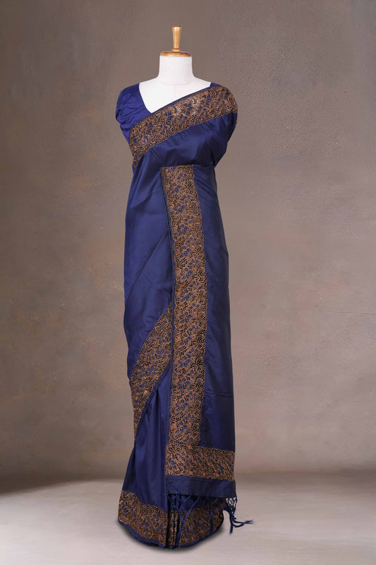 Blue Tussar Sarees