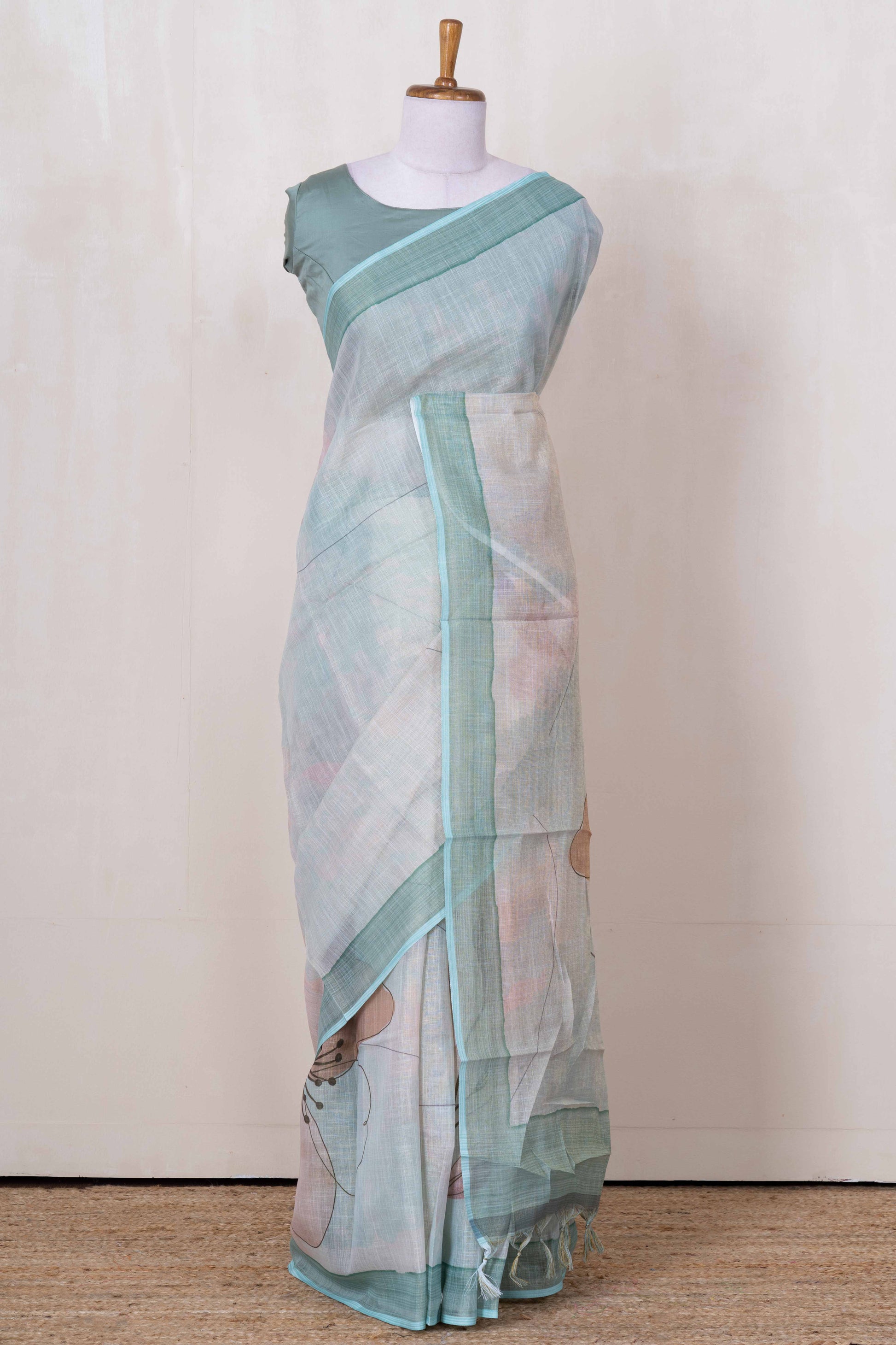 Linen  Cotton Sarees