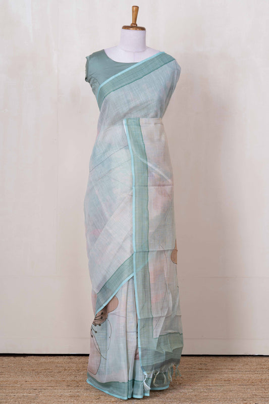 Linen  Cotton Sarees