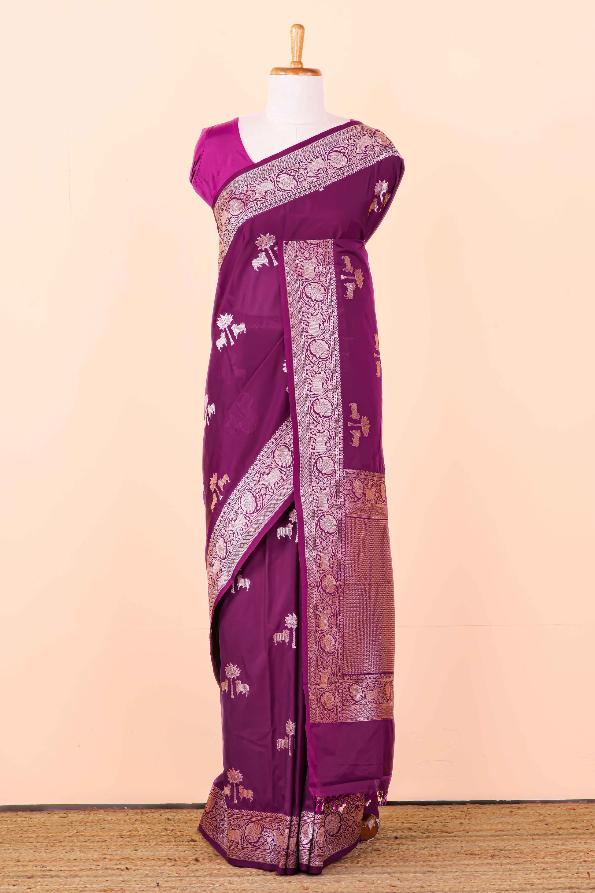 Purple Art Silk