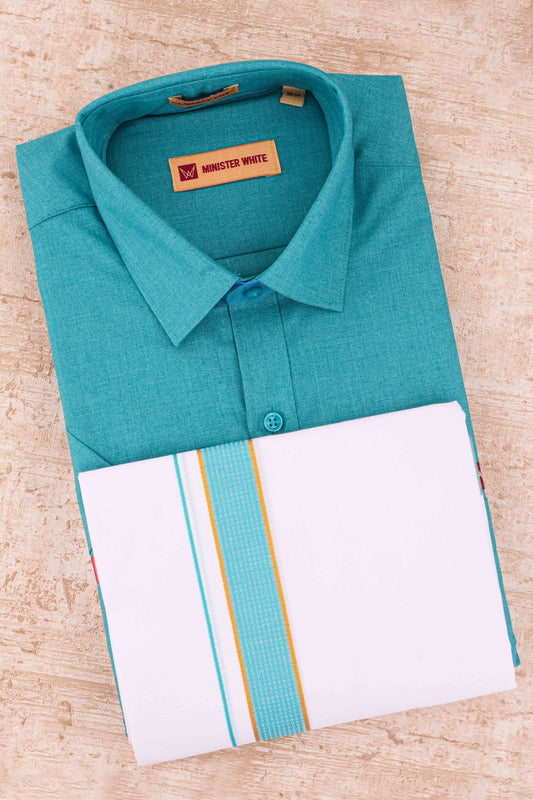 Mens Dhoti Shirt Set