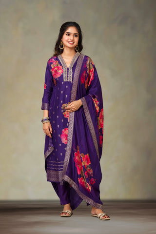 SILK COTTON CHUDI Image 1