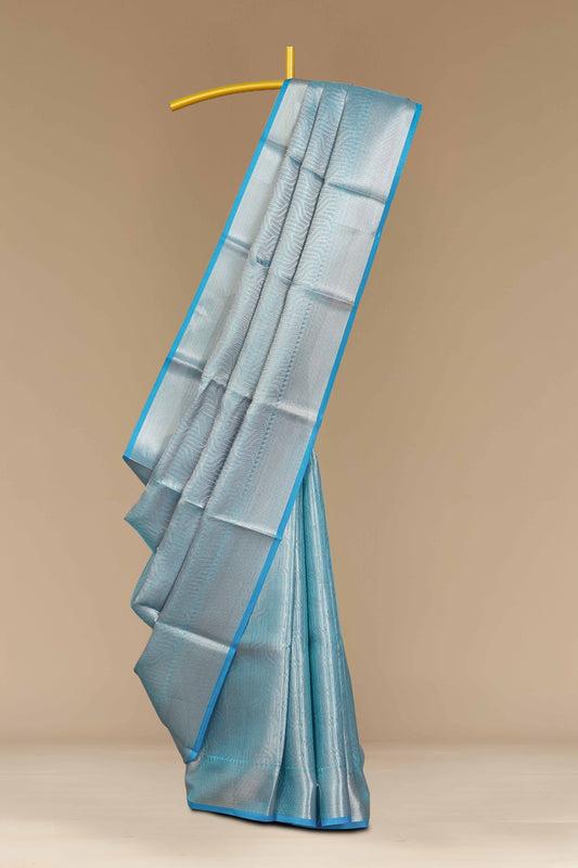 Blue Tissue Sarees