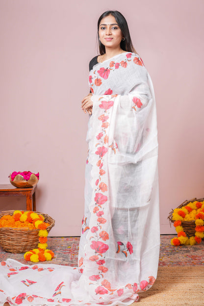 Linen Sarees