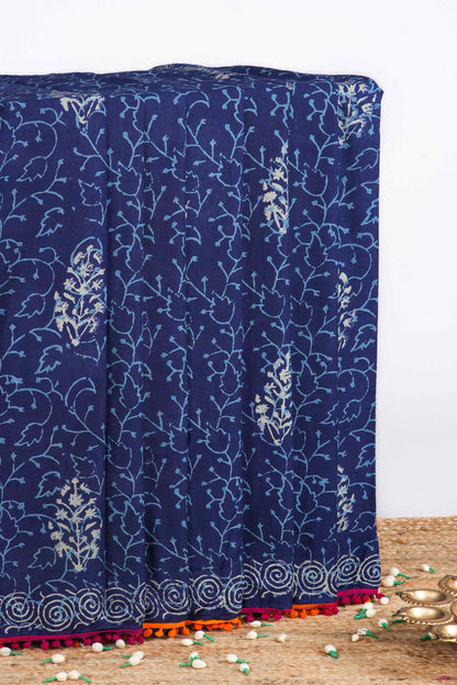 Blue Mul Mul Cotton