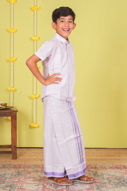 Boy's  Dhoti Shirt Set
