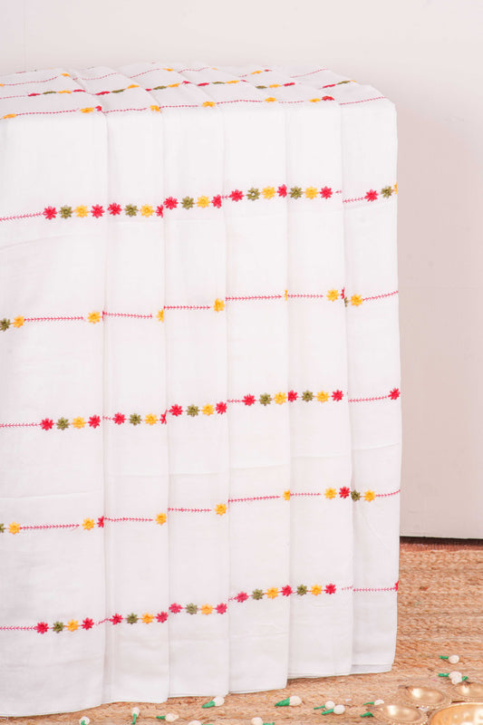 White Khadi Cotton