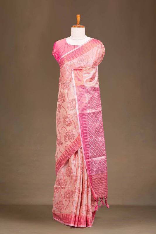 linen Tissue Sarees