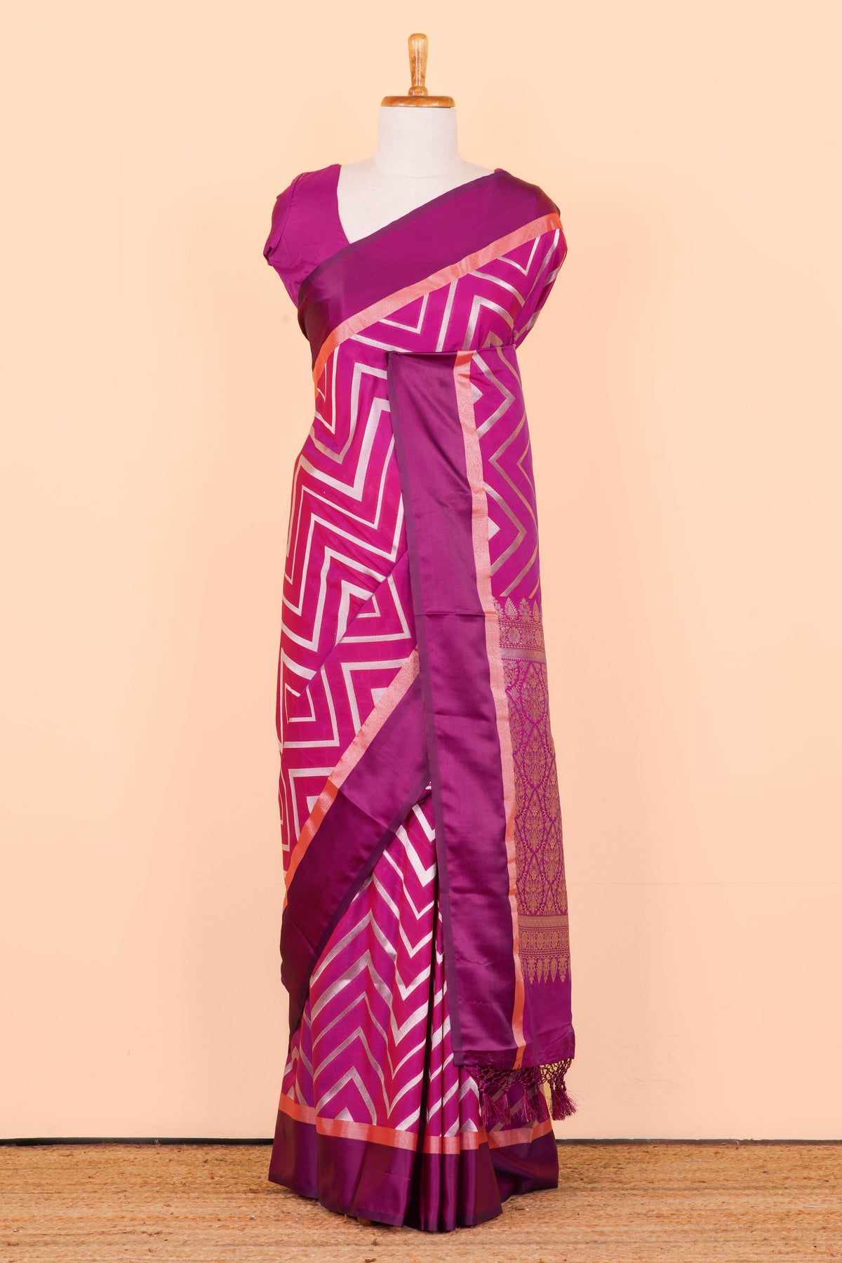 Purple Art Silk
