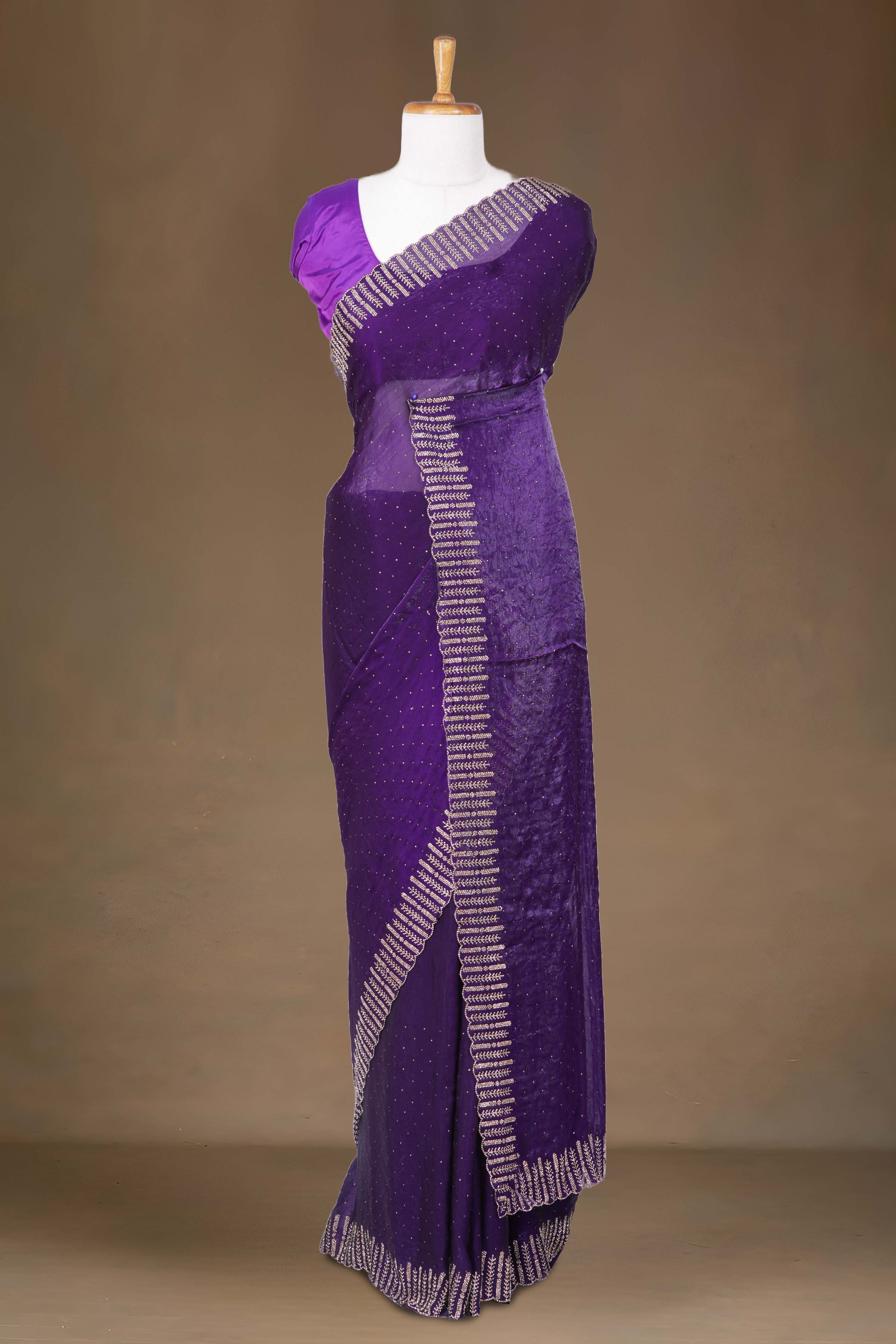 Violet Designer Sarees