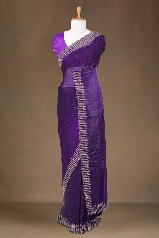 Violet Designer Sarees