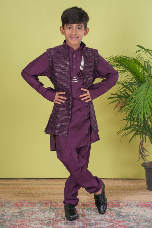 Boy's Sherwani Set