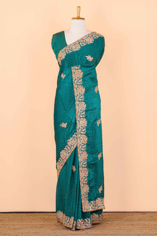 Green Designer Sarees