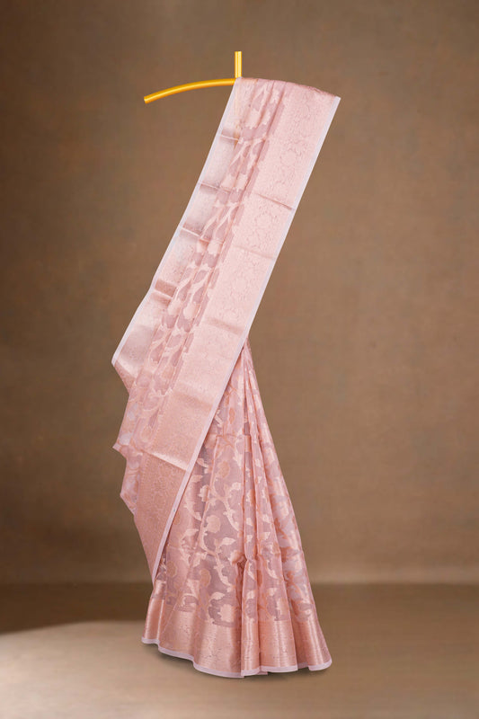 PINK TISSUE KOTA SAREE