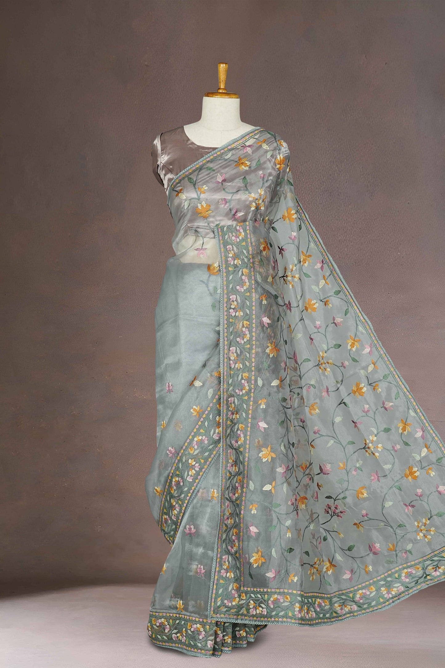 Organza  Sarees