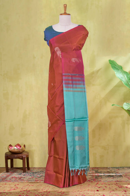 Maroon Vazhainaar Silk