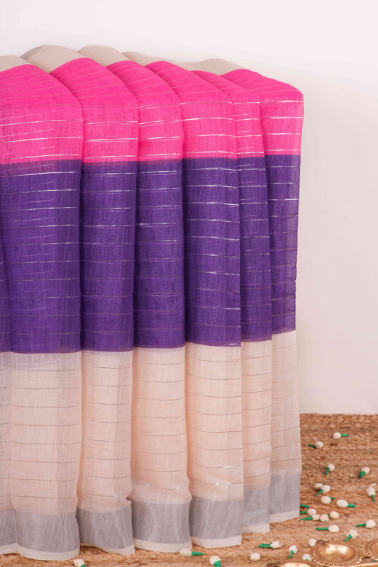 Linen Saree