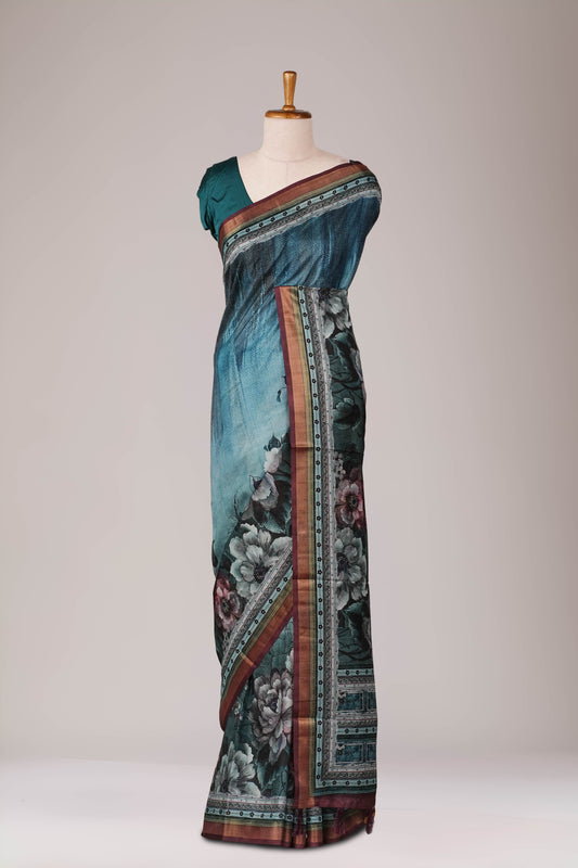 Green Tussar Sarees