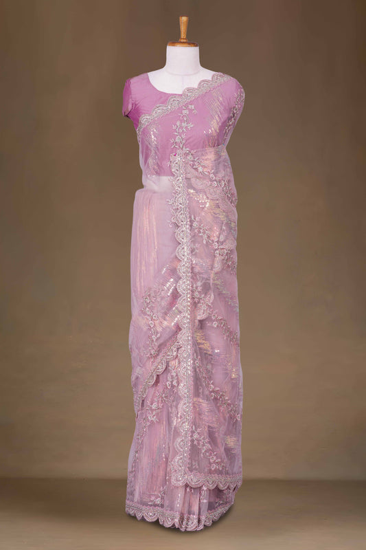 Pink Designer Sarees