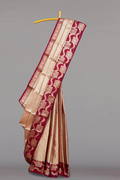 Pink Tissue Sarees