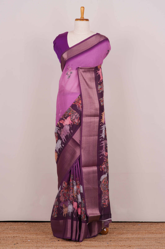 Pink Moss Chiffon