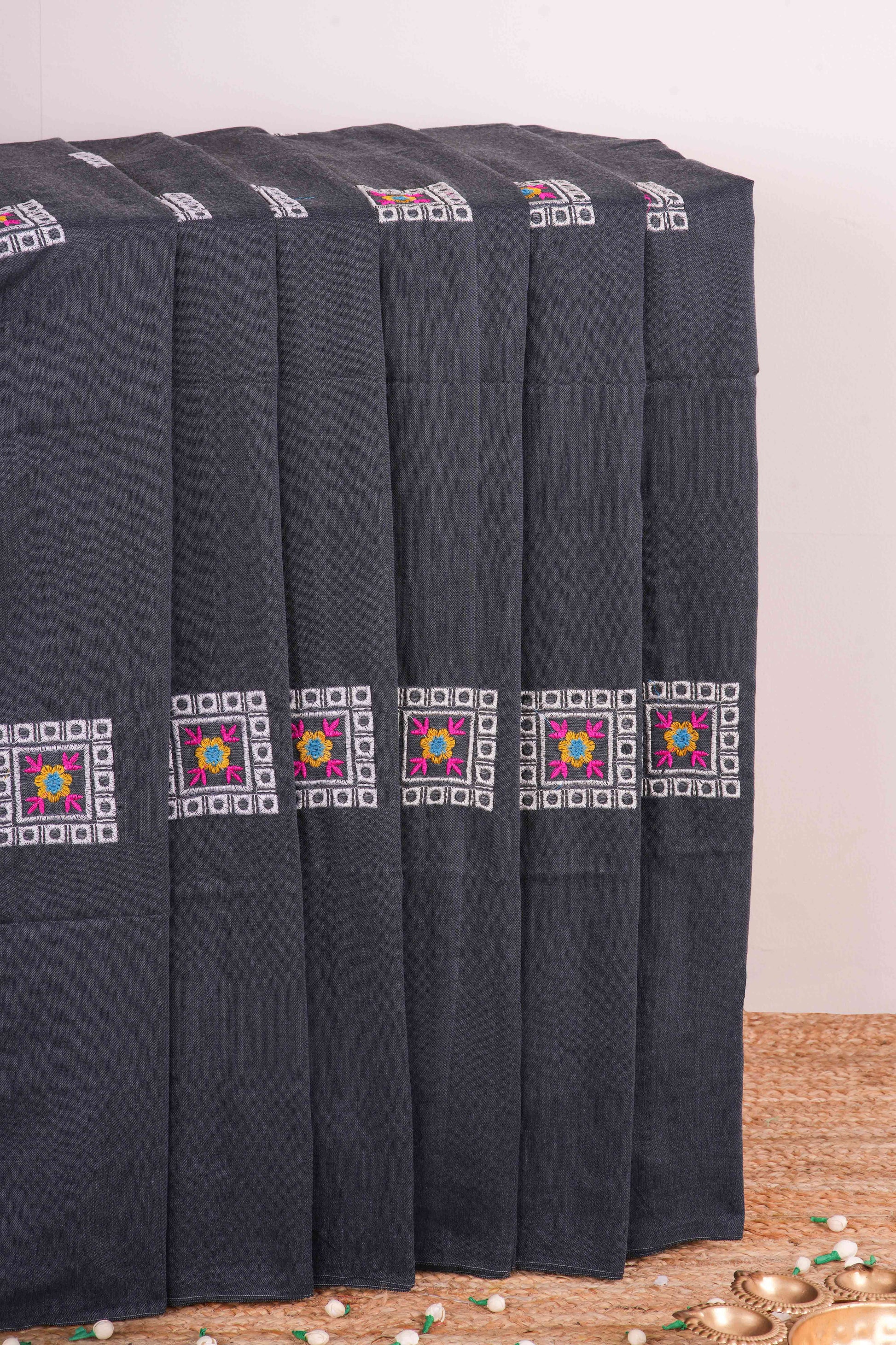 Grey Khadi Cotton