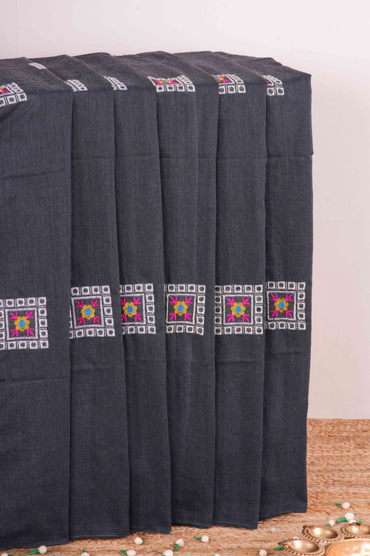 Grey Khadi Cotton