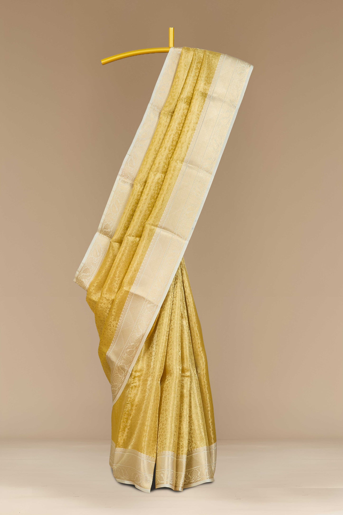 Yellow Tissue Sarees