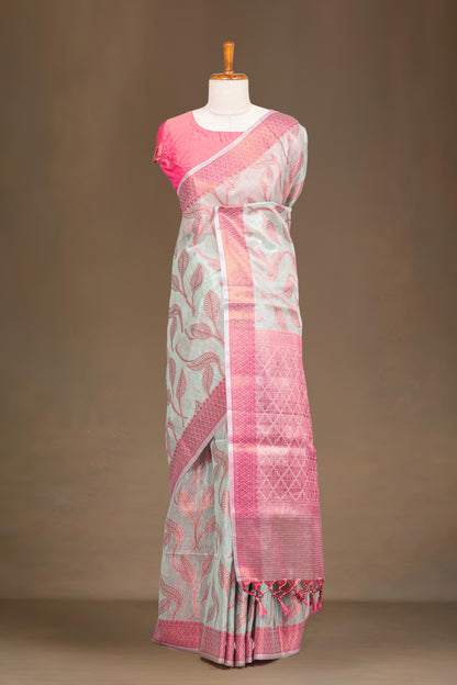 Linen Tissue Sarees