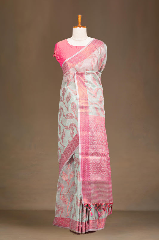 Linen Tissue Sarees