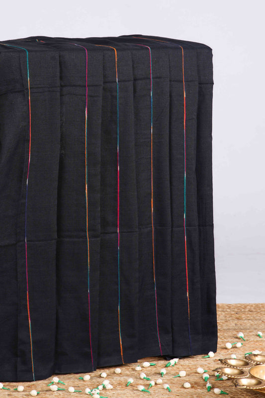 Black Khadi Cotton