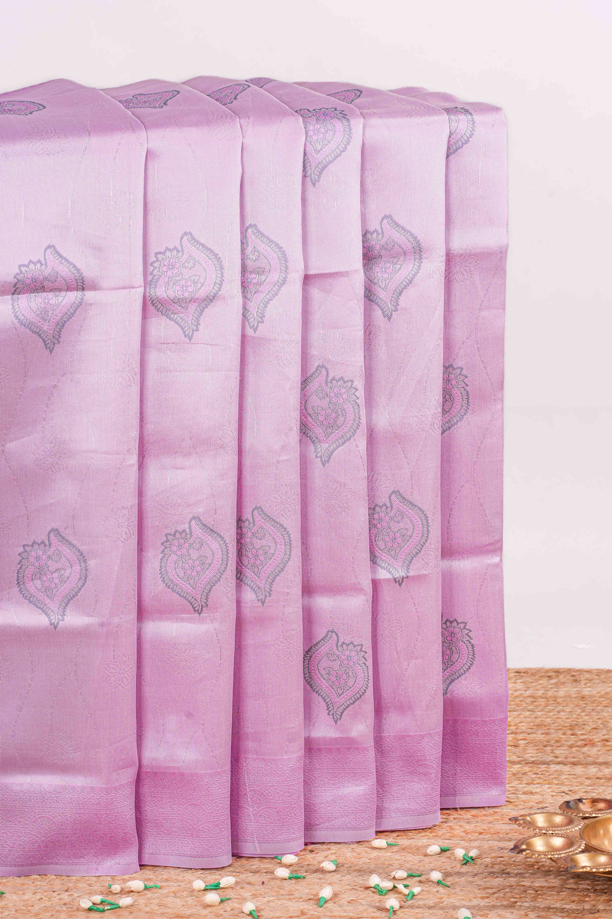lichi silk saree
