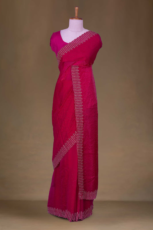 Pink Designer Sarees