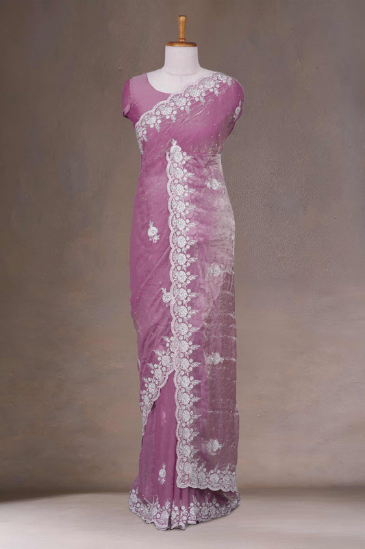 Pink Designer Sarees