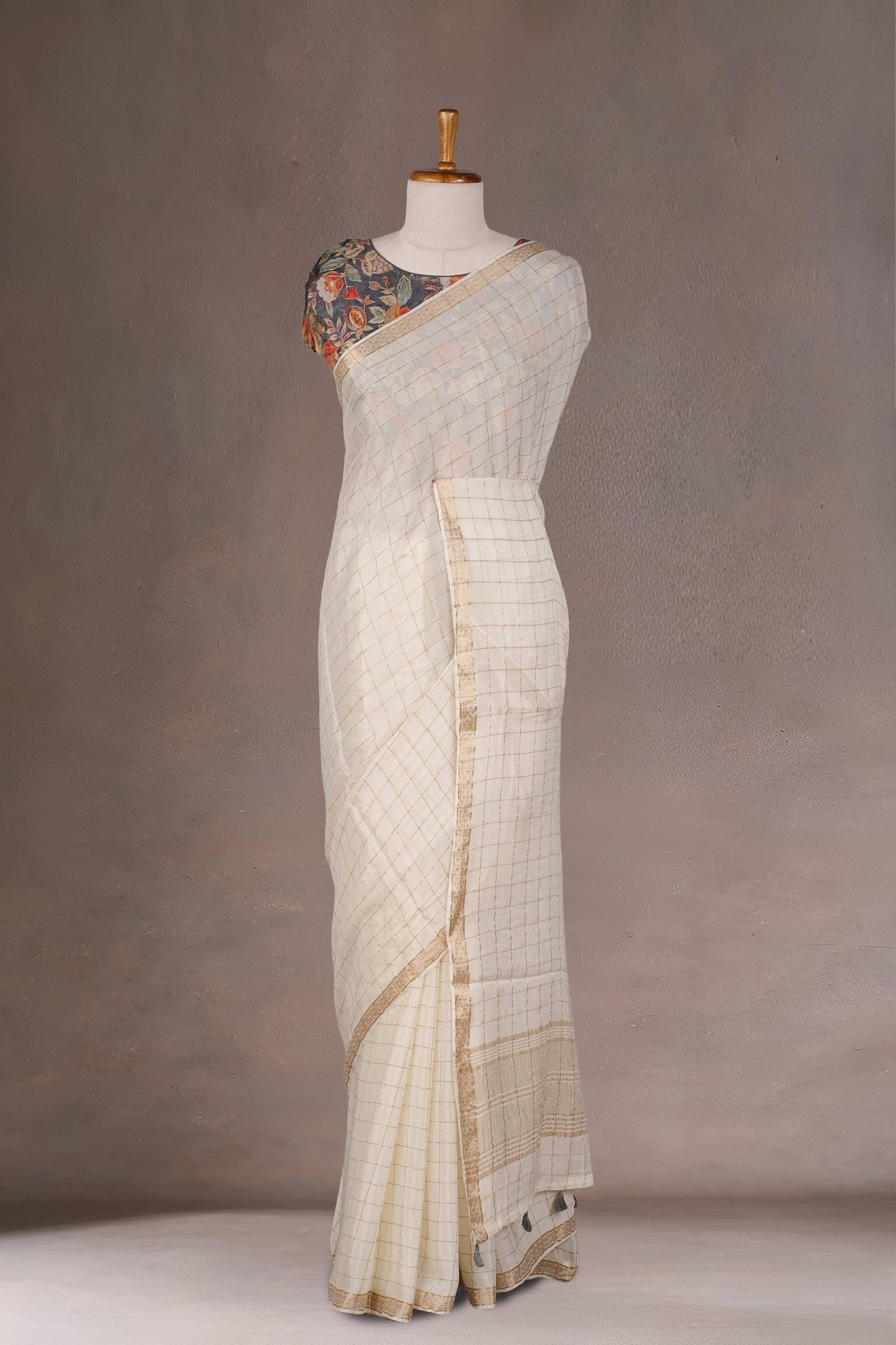 White Designer Sarees