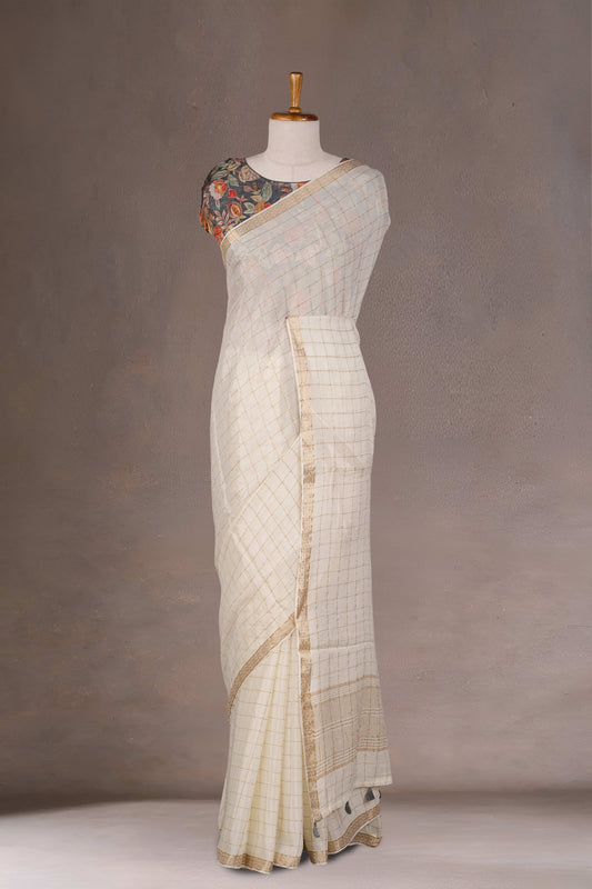 White Designer Sarees