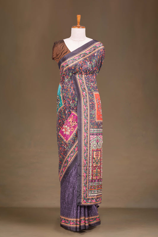 Rajasthani Mirror Work Saree