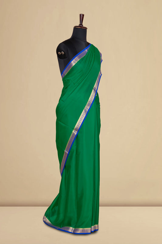 Green Mysore Silk Pure