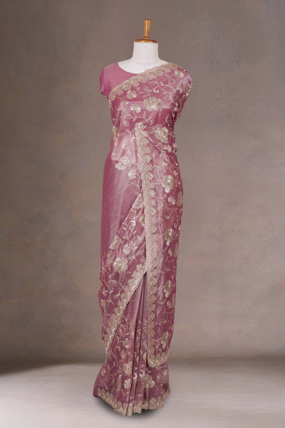 Pink Designer Sarees