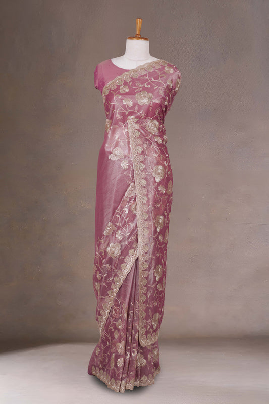 Pink Designer Sarees