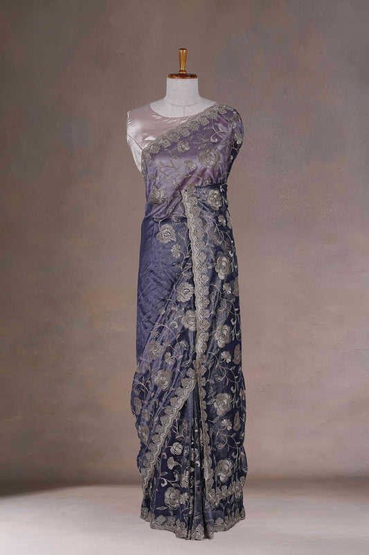 Blue Designer Sarees
