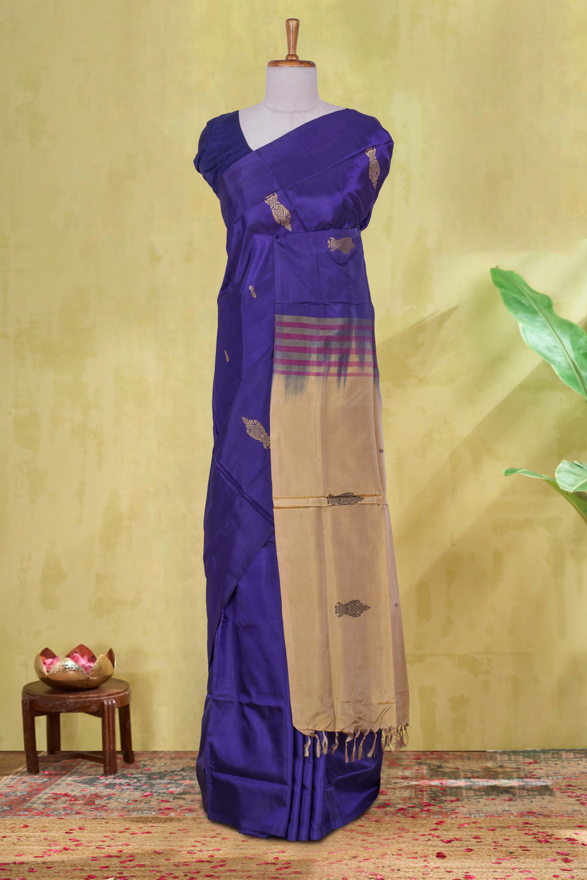 Violet Vazhainaar Silk 