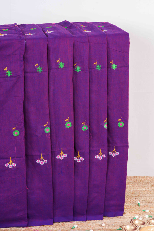 Lavender Khadi Cotton
