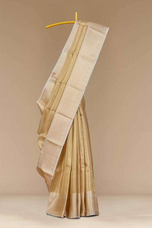 Yellow Tissue Sarees